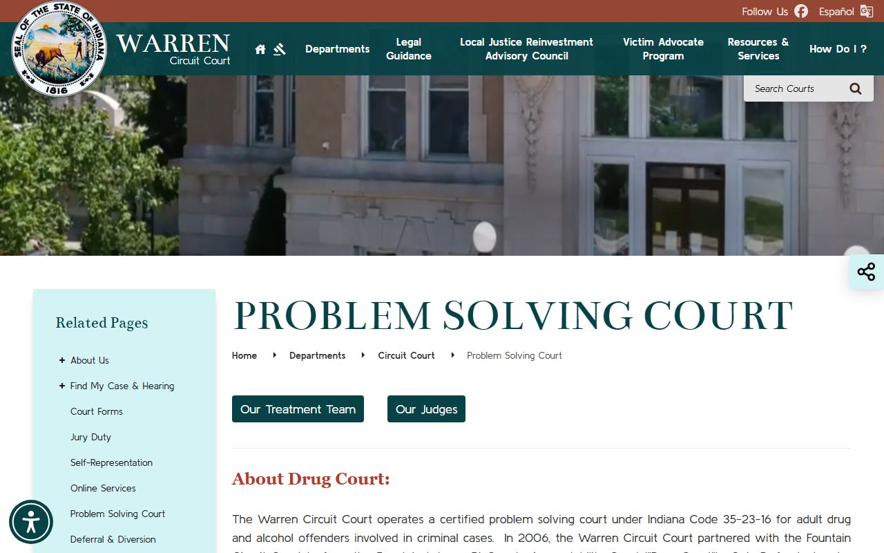 Fountain County Circuit Court records Fountain Warren Bi County Accountability Court